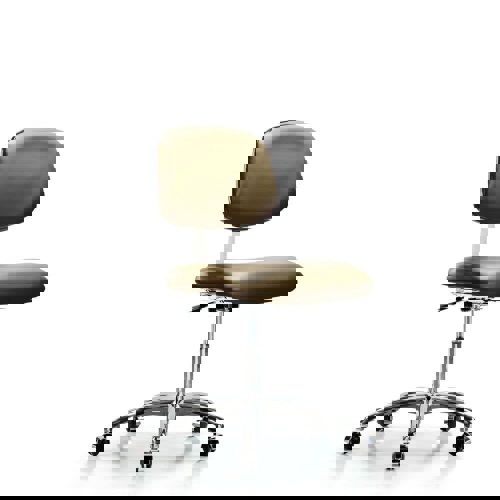 Task Chair: Vinyl, Taupe